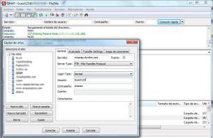crear servidor FTP con Mozilla