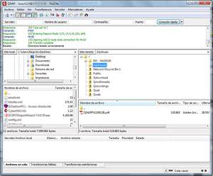 crear FTP con filezilla