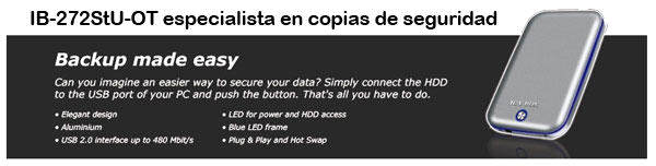 Caja externa para copias de seguridad