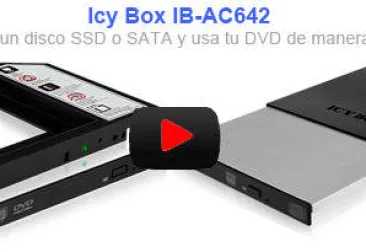 Icy Box AC-642 transforma el DVD de tu portátil en un disco SSD o SATA 2.5"