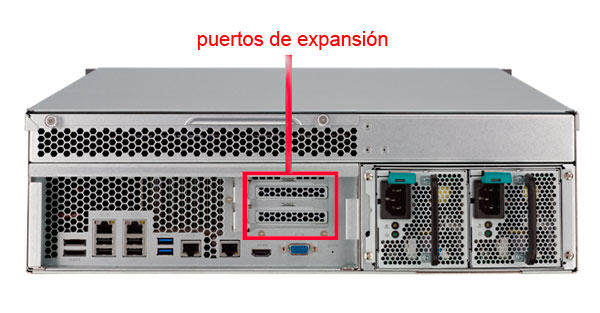 Puertos de Expansión QNAP TS-1679