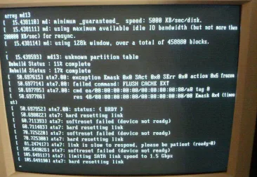 Solución al error QNAP System Booting