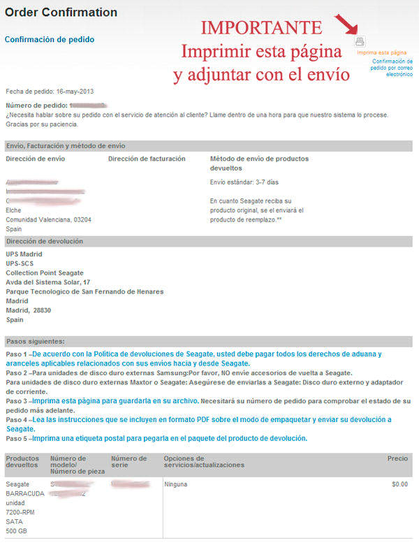 garantia seagate finalizar garantía disco duro Seagate
