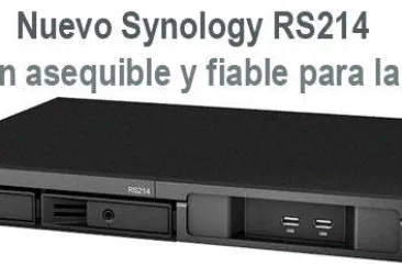 Nuevo Synology RS214 de 2 discos formato rack