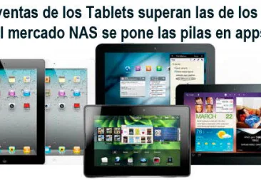 Los Tablets superan los PCs y los los fabricantes de NAS lo saben