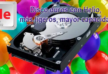 Discos duros con Helio, ligeros y de gran capacidad