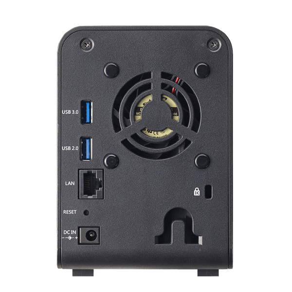 Servidor NAS Thecus N2310 - Vista trasera
