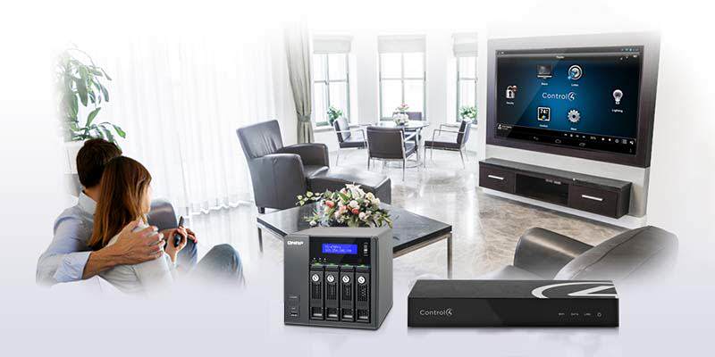 control4 y qnap automatizacon del hogar