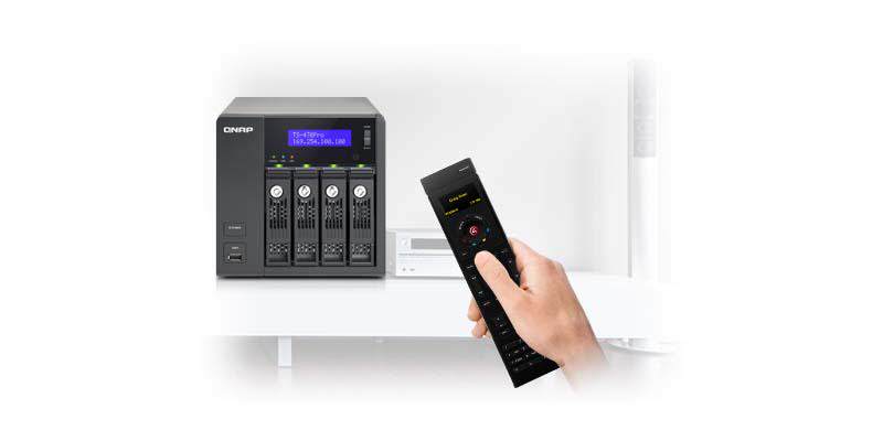 mando a distancia control4 y qnap