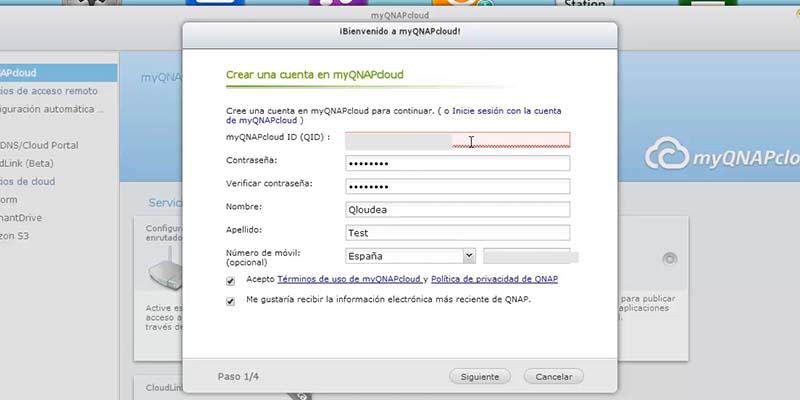 Como configurar myqnapqloud