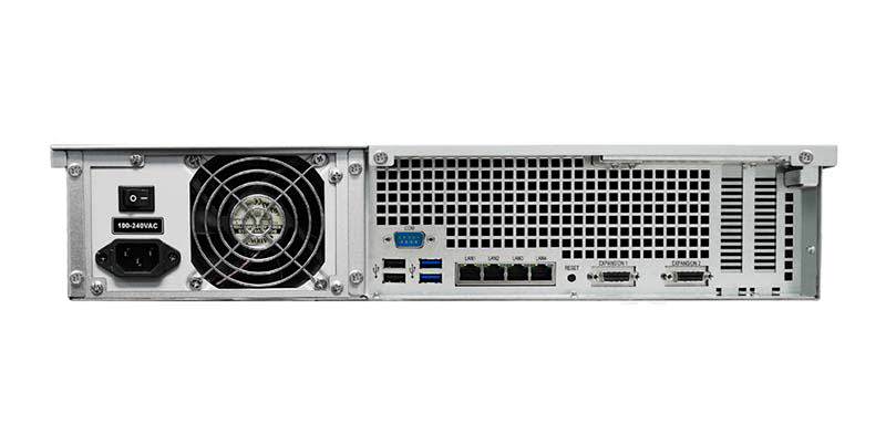Parte trasera Synology RS3614xs