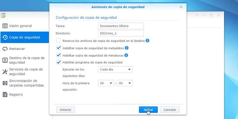 Synology Copia de seguridad local.Imagen fija028