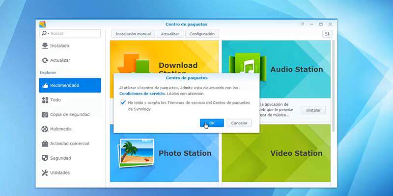Synology Instalar de forma manual.Imagen fija036