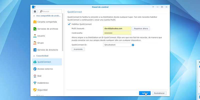 configura synology quick connect id 09