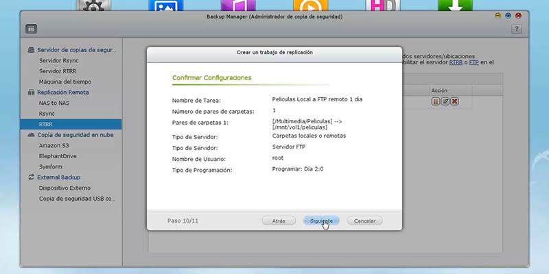 copia automatica de qnap a ftp remoto paso 14