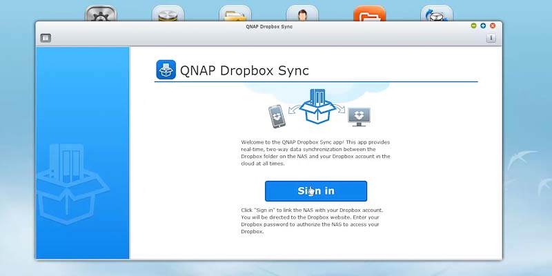 QNAP Dropbox Sync 04