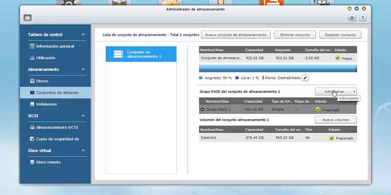 QNAP tutorial expansion de raid en linea - paso 04