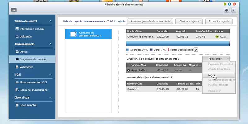 QNAP tutorial expansion de raid en linea - paso 05