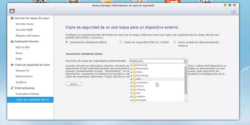 Cómo configurar QNAP Smart Import