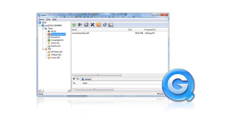 Qget descargas en QNAP