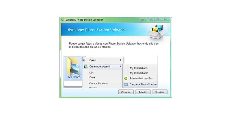 NAS Synology Photo Station Uploader