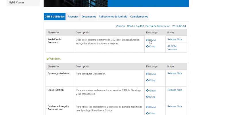 actualización manual synology 05
