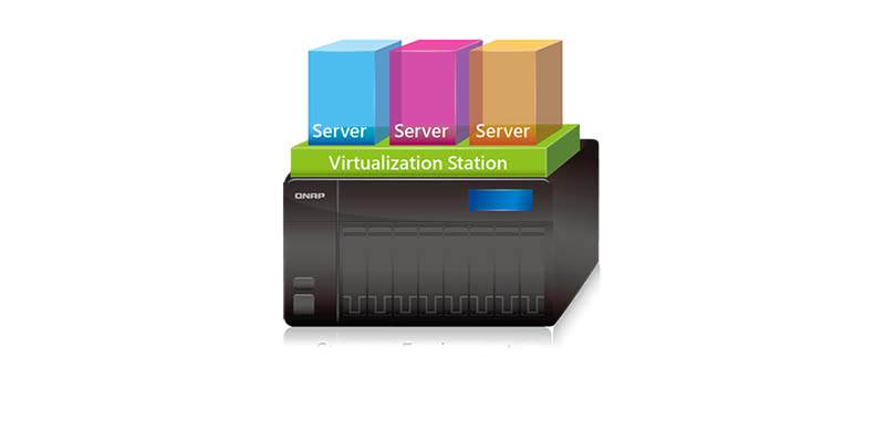 ahorro con virtualization station de qnap