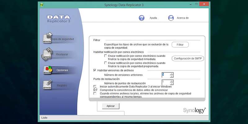 Synology Data replicator 3 copia de seguridad windows_004