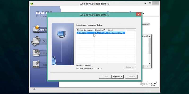 Synology Data replicator 3 copia de seguridad windows_007