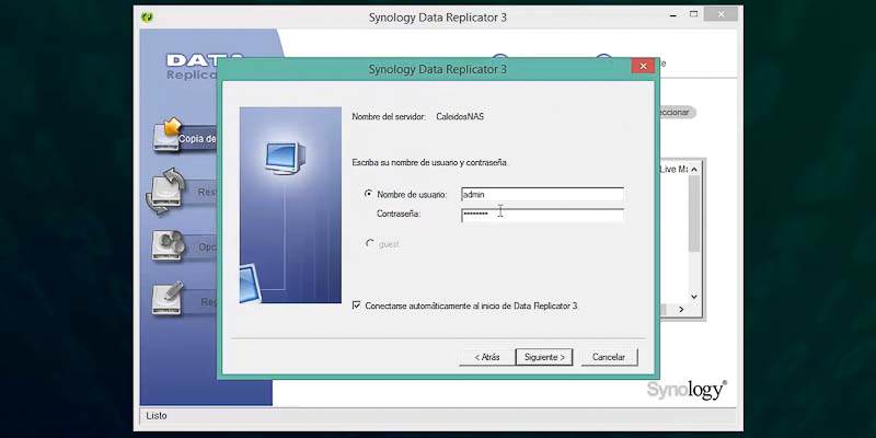 Synology Data replicator 3 copia de seguridad windows_008