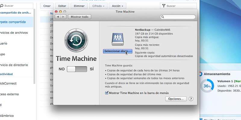 copia de seguridad time machine mac osx con synology paso - 022
