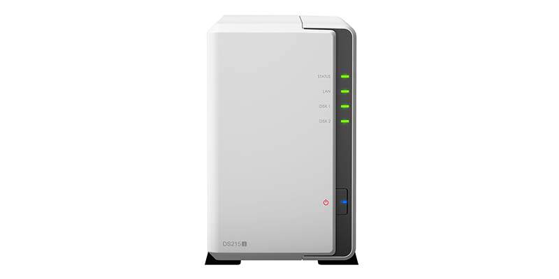 Synology DS215j Vista Frontal