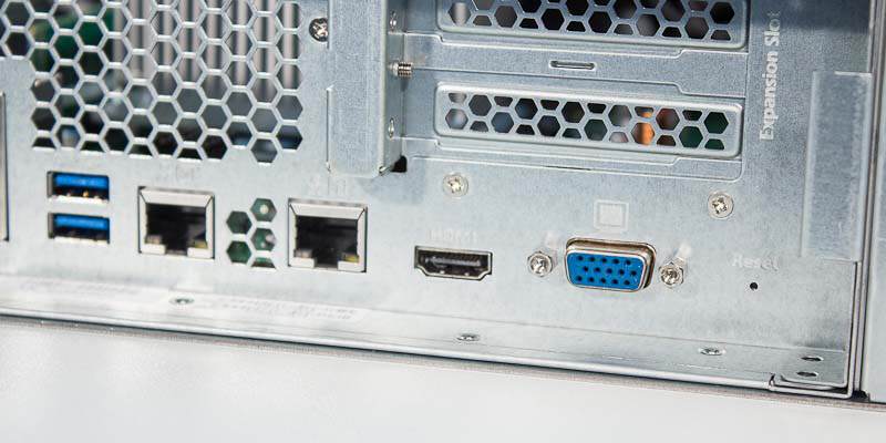 Vista trasera de conexiones TS-879u-RP037