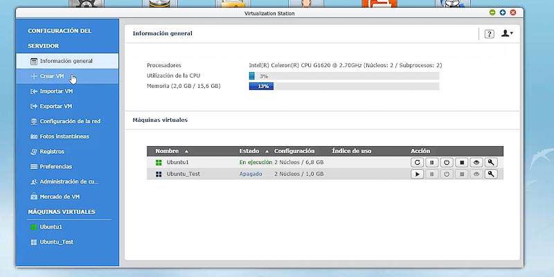 Tutorial QNAp VIrtualization Station nueva maquina virtual Ubuntu_11