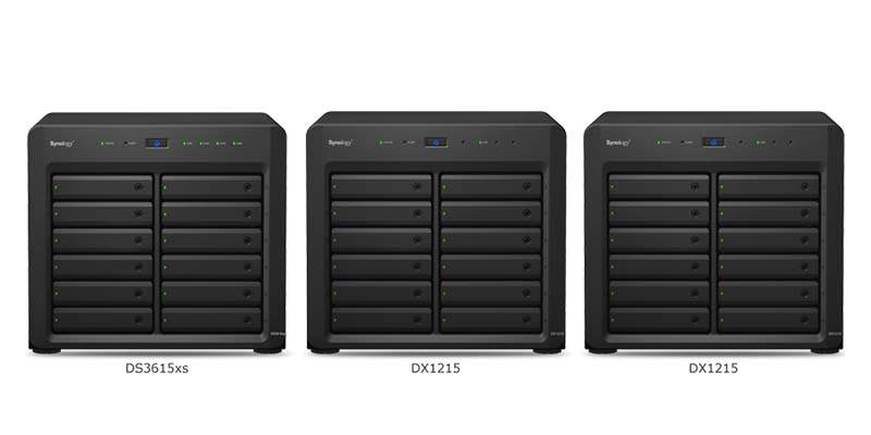 Synology DS3615 Posibilidades de expansion