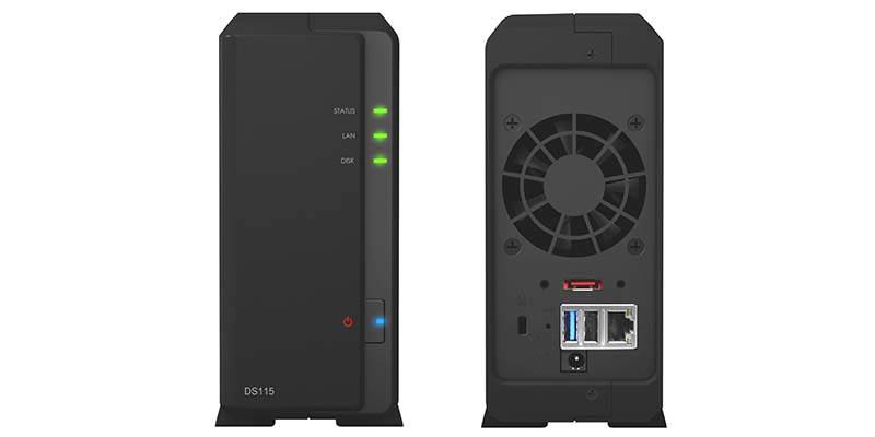 DS115 servidor NAS oficina