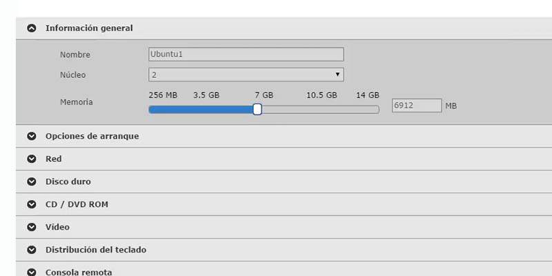 como aumentar la memoria ram de una máquina virtual 2