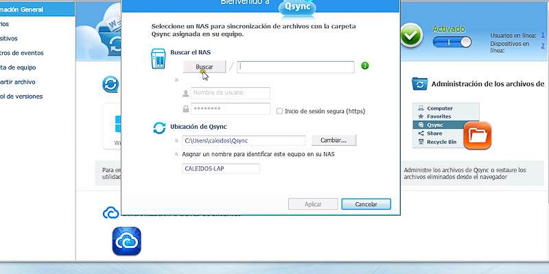 tutorial nube privada con qnap