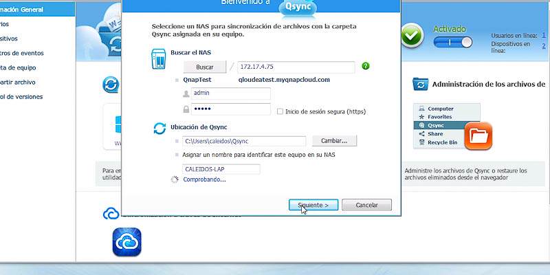 tutorial nube privada con qnap