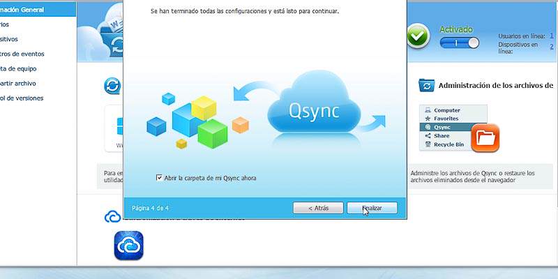 tutorial nube privada con qnap