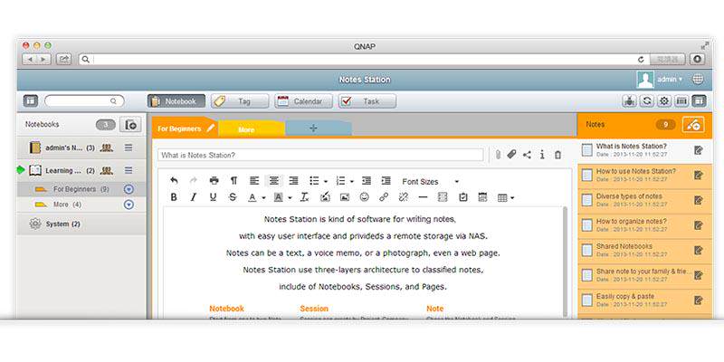 Notes Station QNAP Qloudea Blog