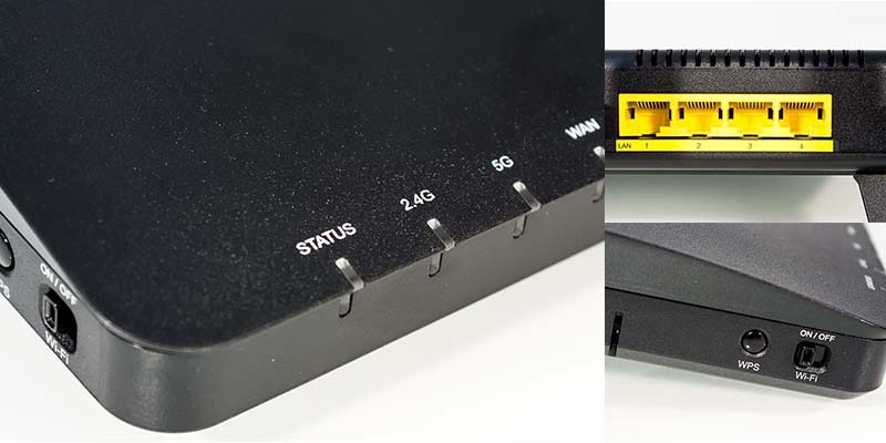 Conexiones del Router Wifi RT1900ac