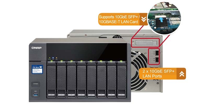 Servidores QNAP TS-831x 