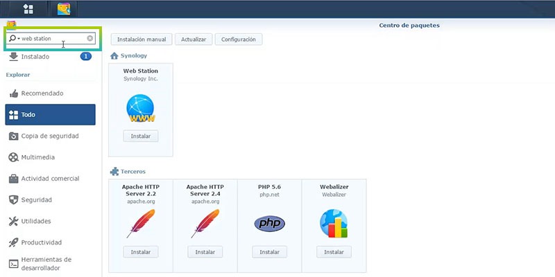 Web Station synology