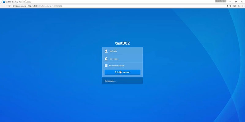 configuración vigilancia synology