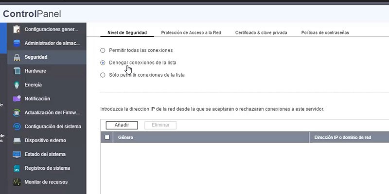 Tutorial seguridad QNAP3