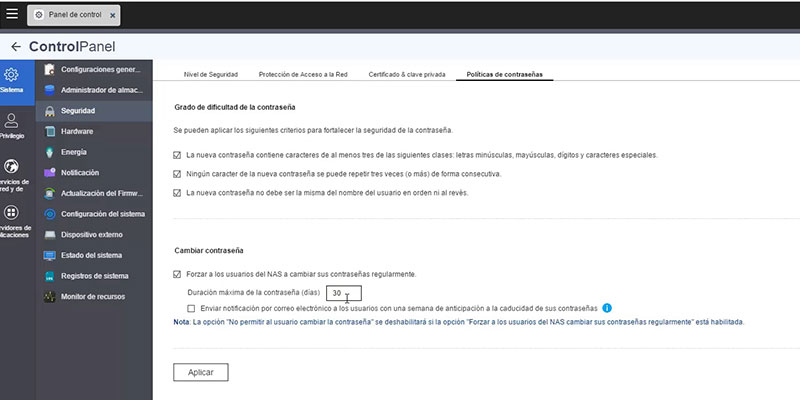 Tutorial seguridad QNAP7