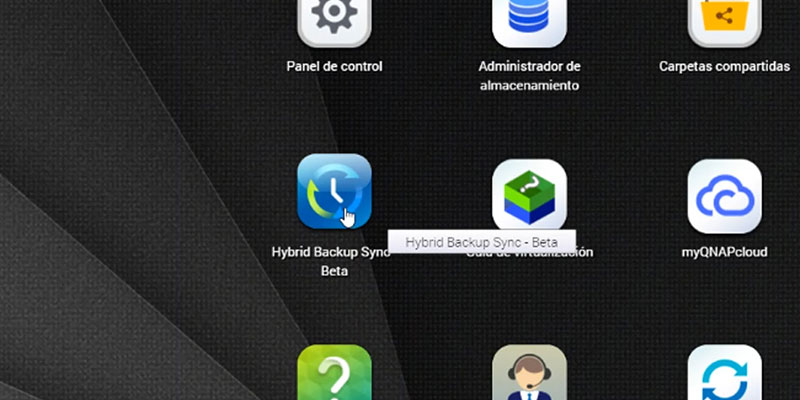 Hybrid Backup Sync  en QNAP