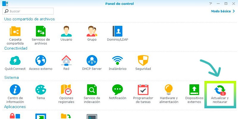 actualizacionPaneldeControl