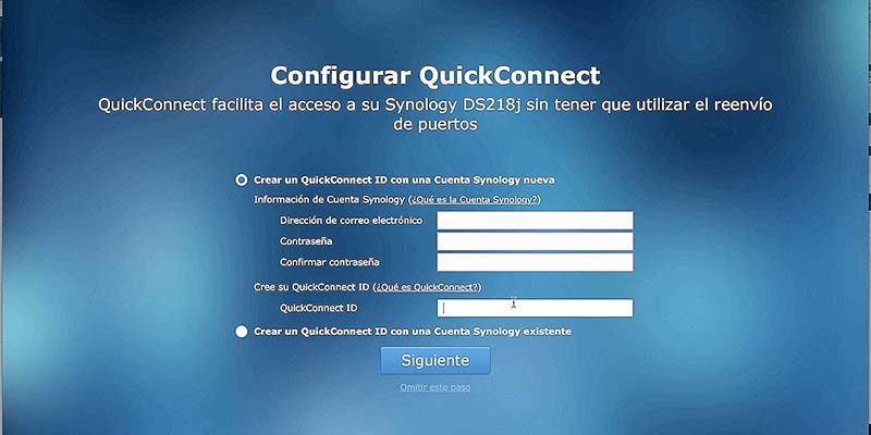 Configurar QuickConnect